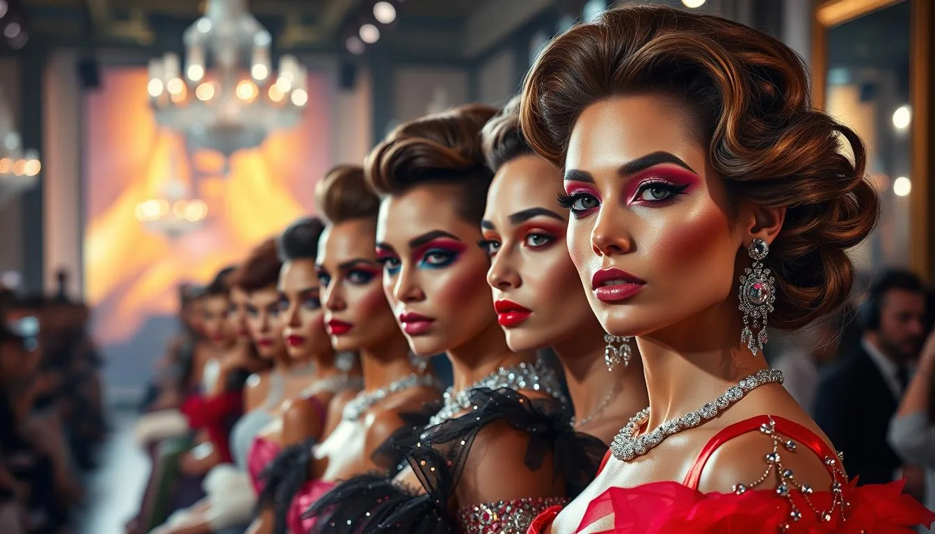 Designer Beauty Looks auf internationalen Runways