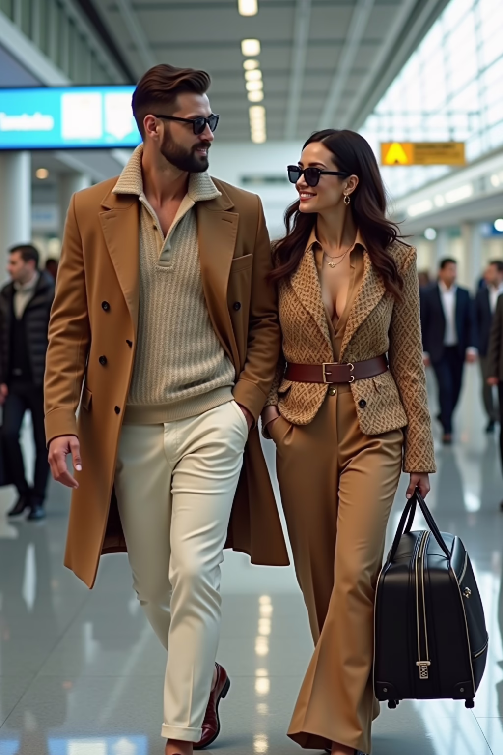 8 Airport Outfits für stylisches Reisen mit Komfort 16 airport outfit outline 4