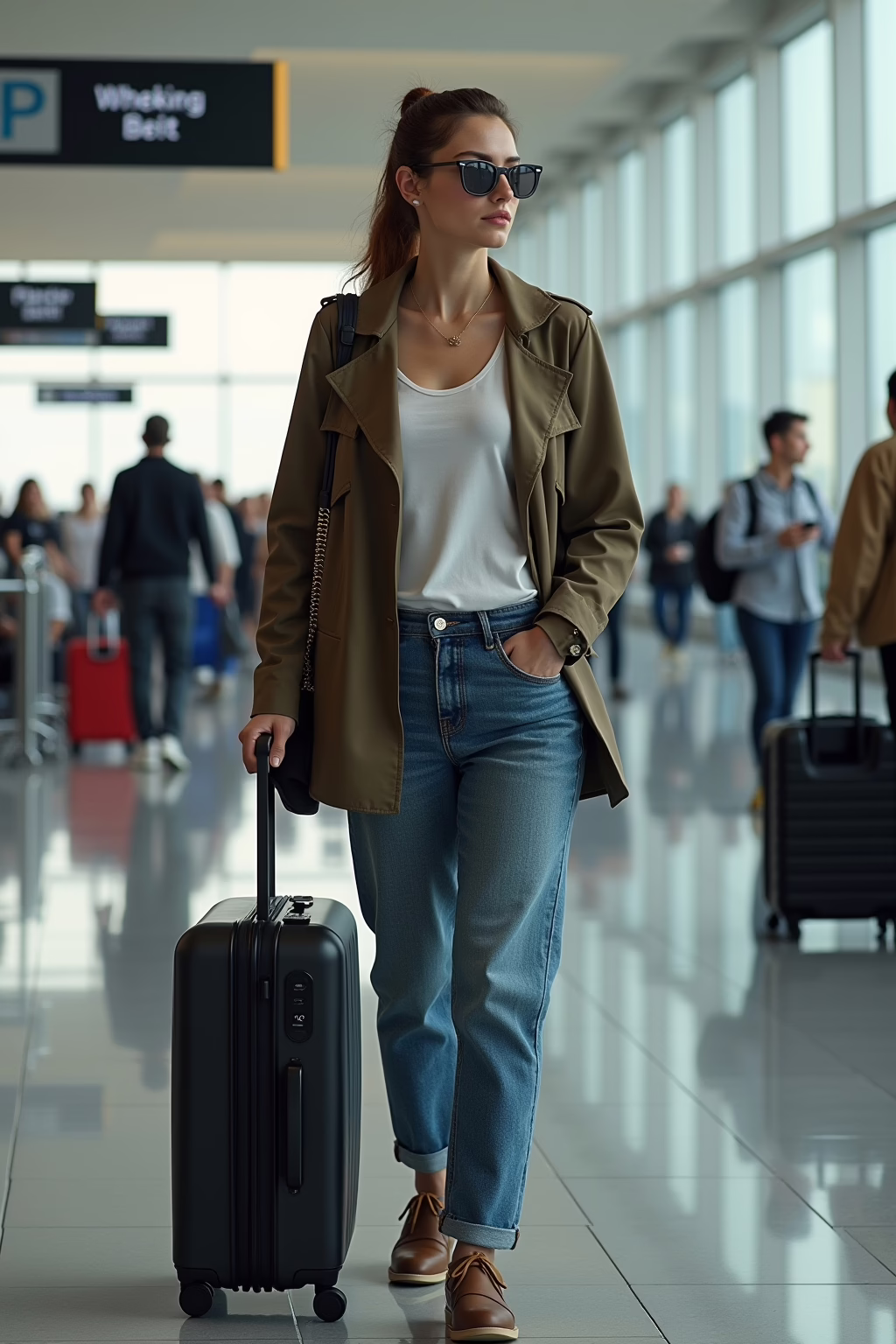 8 Airport Outfits für stylisches Reisen mit Komfort 19 airport outfit outline 7