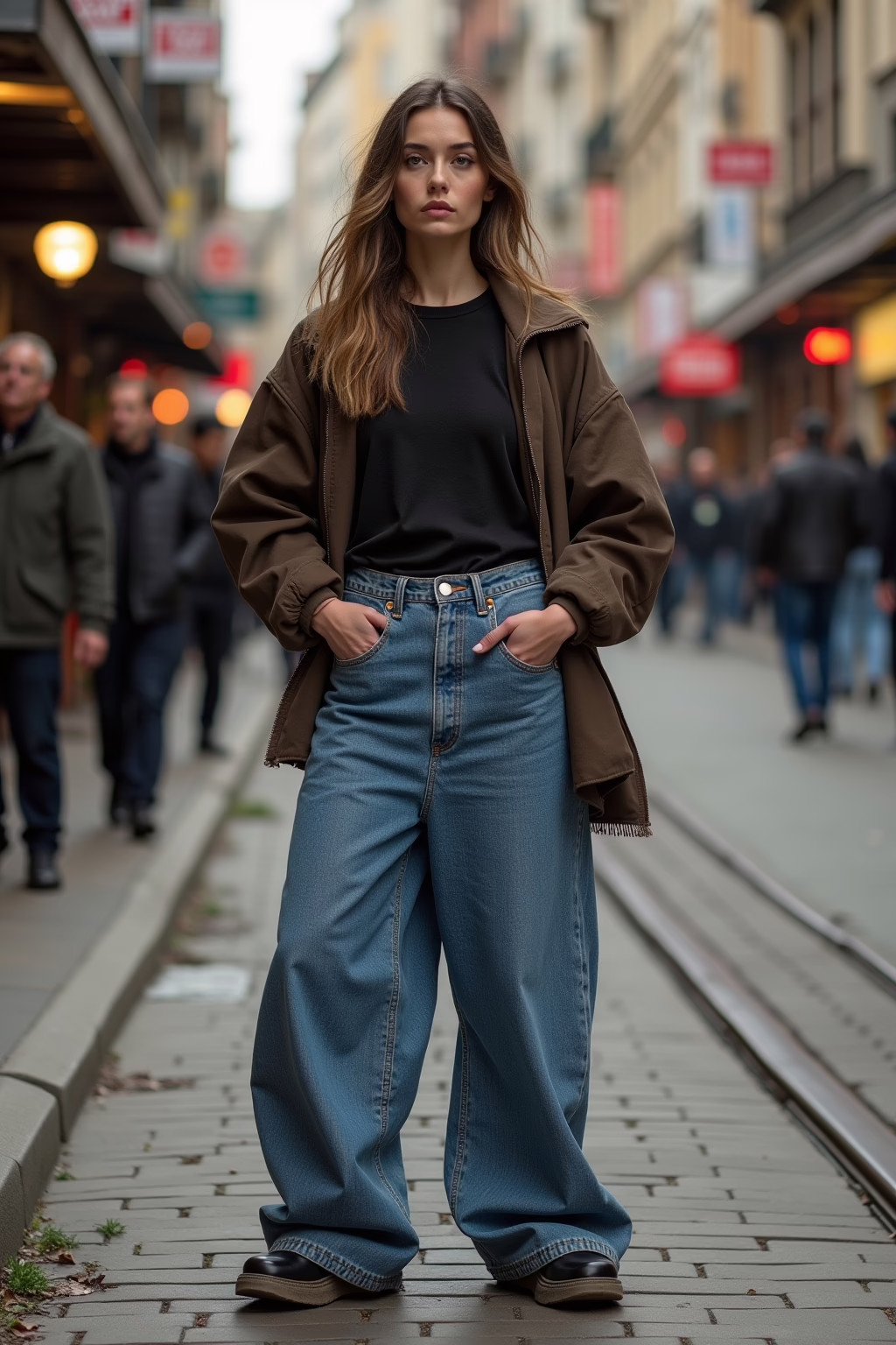 8 Baggy Jeans Outfit Ideen für jeden Stil 14 baggy jeans outfit outline 2