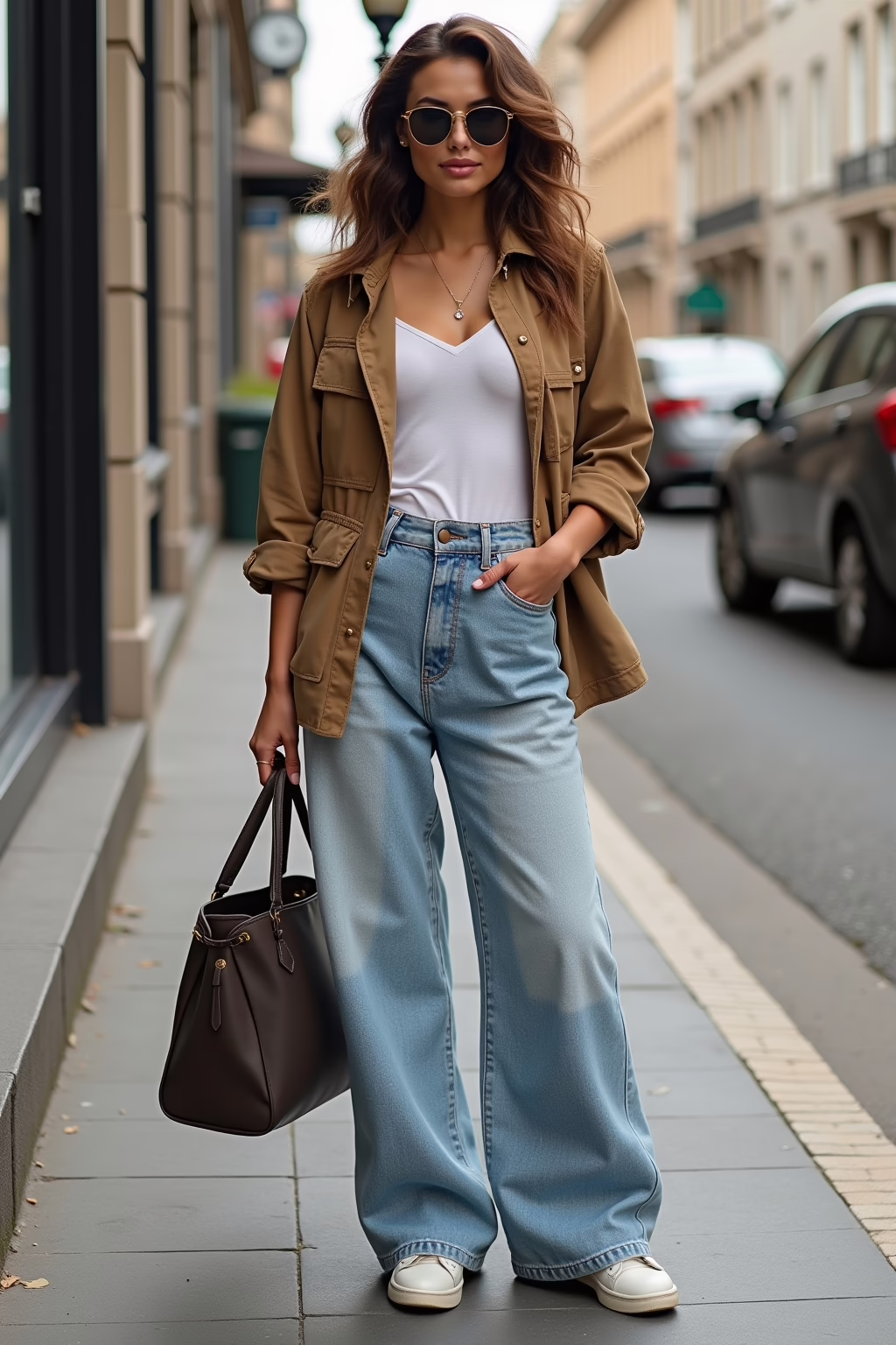 8 Baggy Jeans Outfit Ideen für jeden Stil 15 baggy jeans outfit outline 3