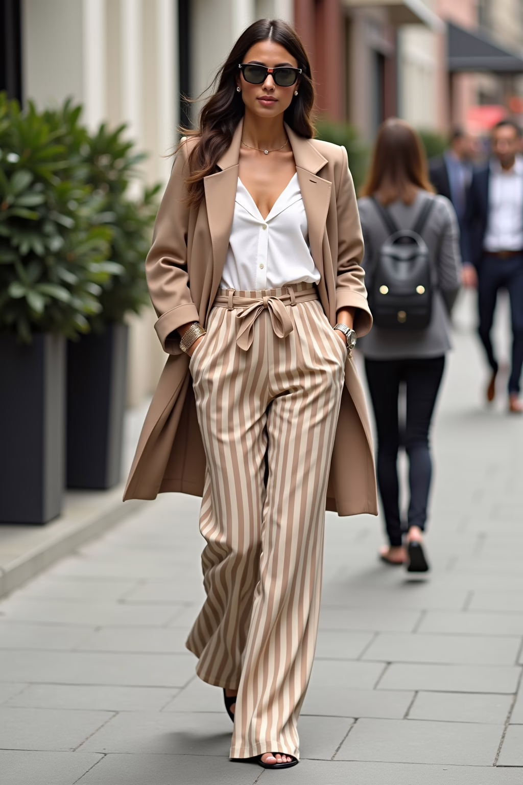 8 Outfit-Ideen: Weite Hose kombinieren 15 outfit weite hose kombinieren outline 3
