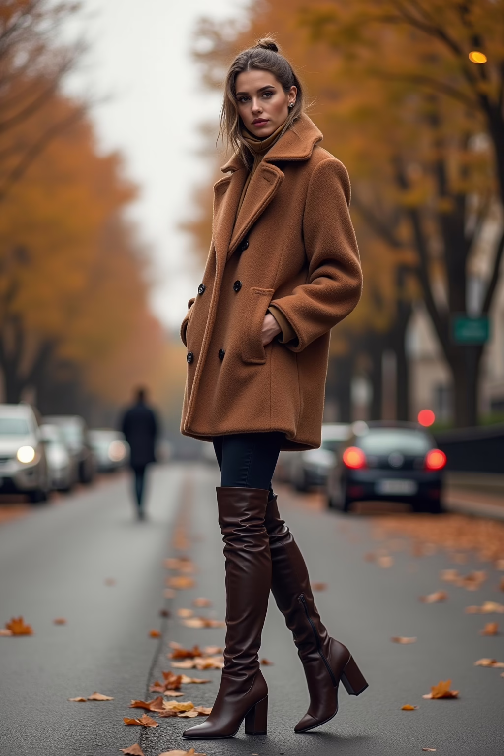 8 Overknee Stiefel Outfit Ideen für jeden Style 15 overknee stiefel outfit outline 3