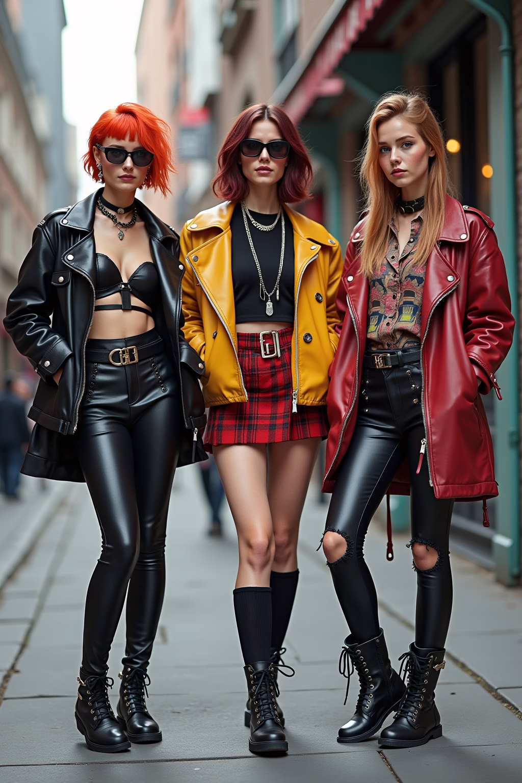 8 Punk Klamotten Damen Styles für rebellische Looks 18 punk klamotten damen outline 6